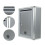 aluminum alloy wall-mounted suggestion box ballot security silver grey 6