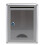 aluminum alloy wall-mounted suggestion box ballot security silver grey 1