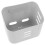 Organizer Rack Bathroom Shelf 20.50x19.00x11.50cm Grey 9