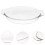 Glass Deep Pie Plate With Handles For Baking And Roasting 10