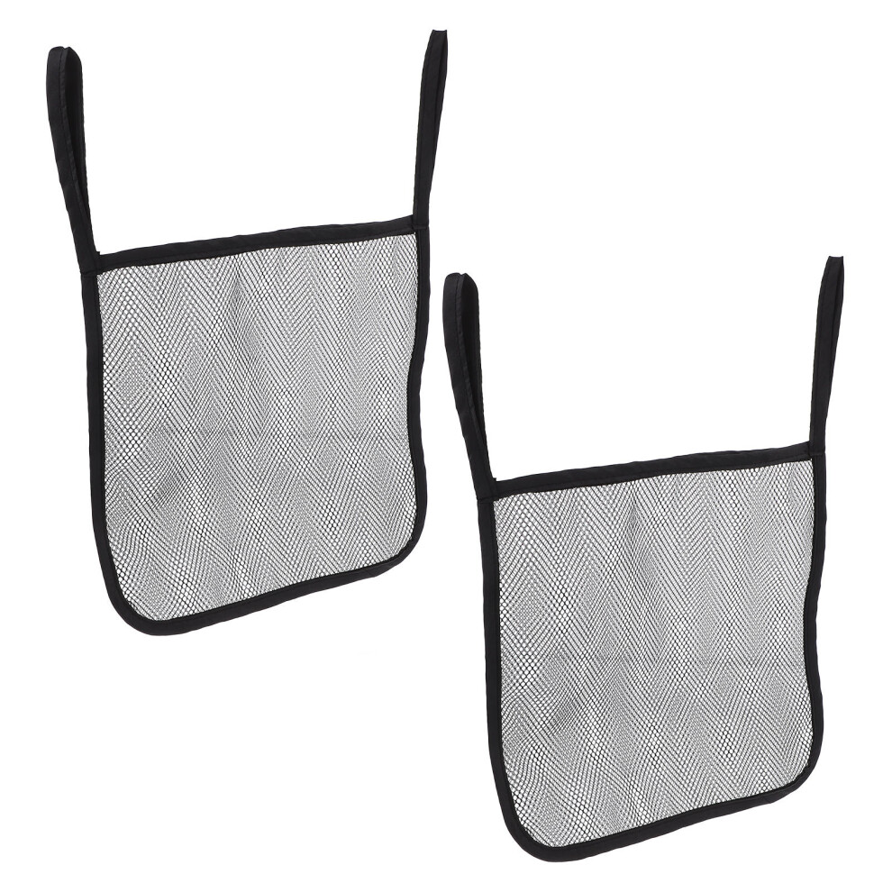 Stroller Organiser Bag Simple Design Mesh For Pushchair 2Pcs Totority