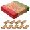 10pcs 8in thick paper pizza boxes for takeout carryout 6