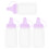 4 Pcs Drizzle Bottles For Sauces Squeeze With Cap Honey Containers 4