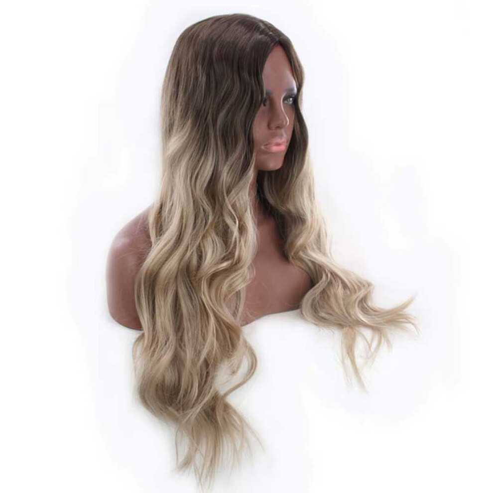 Happyyami Unisex Party Wig Dress Up Long Hair Miss Women's Synthetic Cosplay Headwear