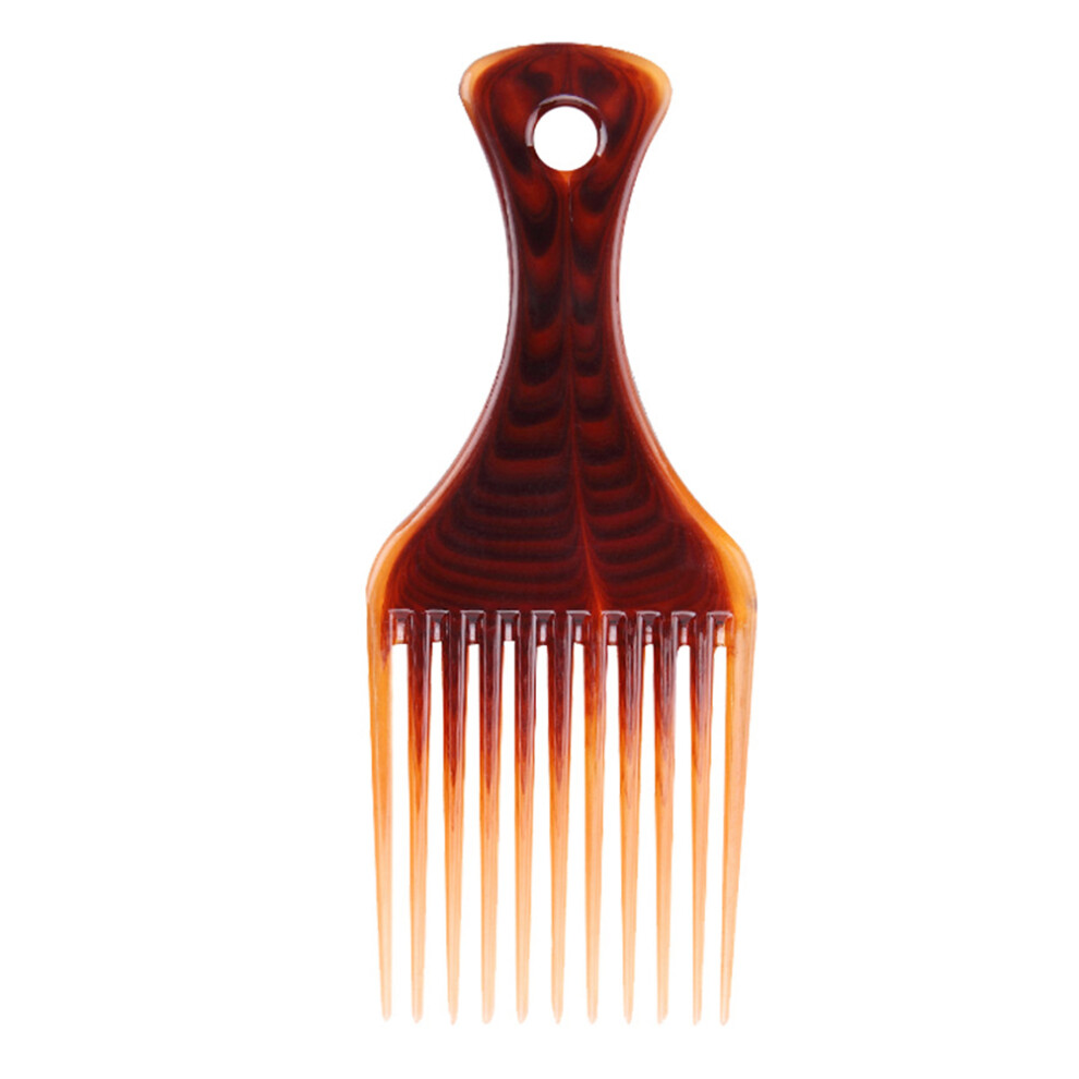 Happyyami Unisex Wide Toothed Combs Large Picking Fork Round-Tooth Highlighting Hair