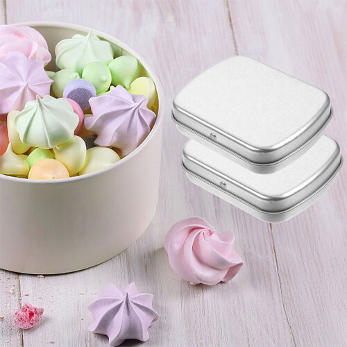 5 Pcs Portable Storage Box Candy Boxes Packaging Mini Tins With Lids 2