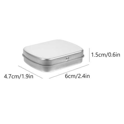 5 Pcs Portable Storage Box Candy Boxes Packaging Mini Tins With Lids 1