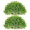 Outdoor Decor Artificial Grass Balls Green 2pcs 7