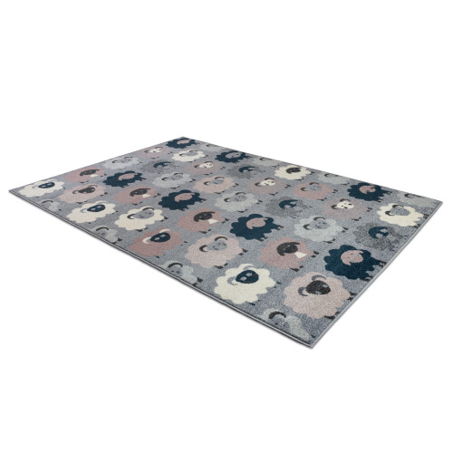 Teppich HEOS 78468 grau / blau SCHAFE 120x170 cm 2