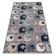 Teppich HEOS 78468 grau / blau SCHAFE 120x170 cm