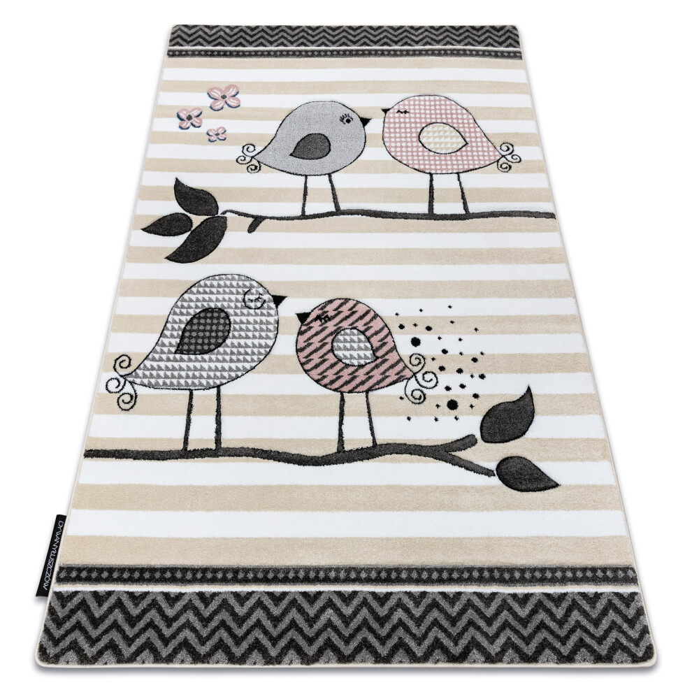 Carpet Petit Birds 180X270 Cm Cream Rugsx