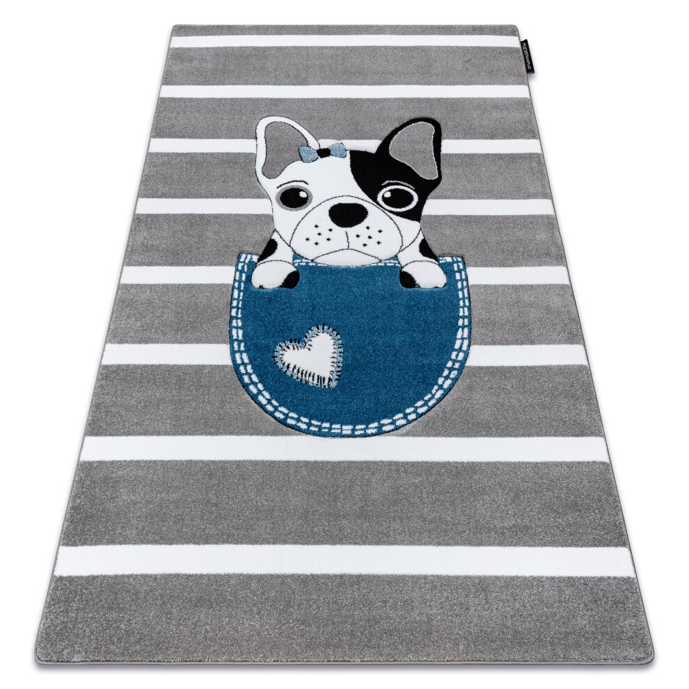 Rugsx Carpet Petit Bulldog Grey 200X290 Cm