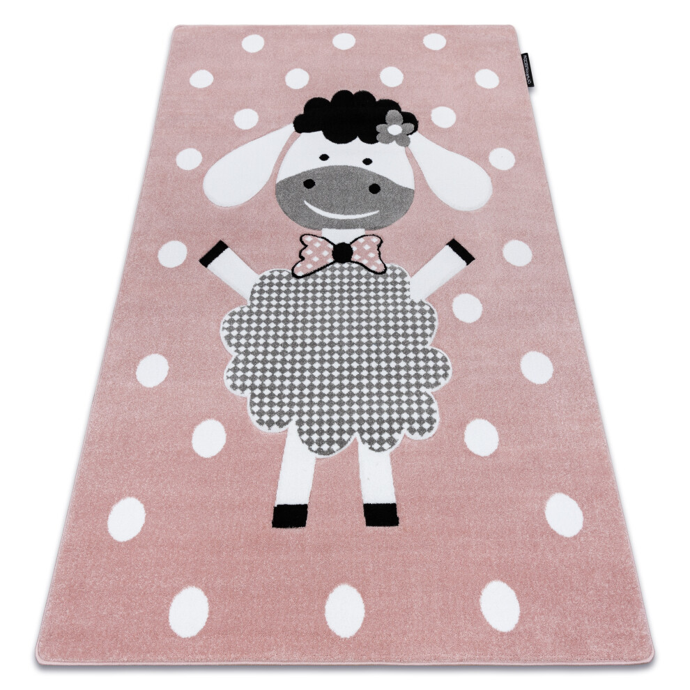 Carpet Petit Dolly Sheep 140X190 Cm Pink Rugsx