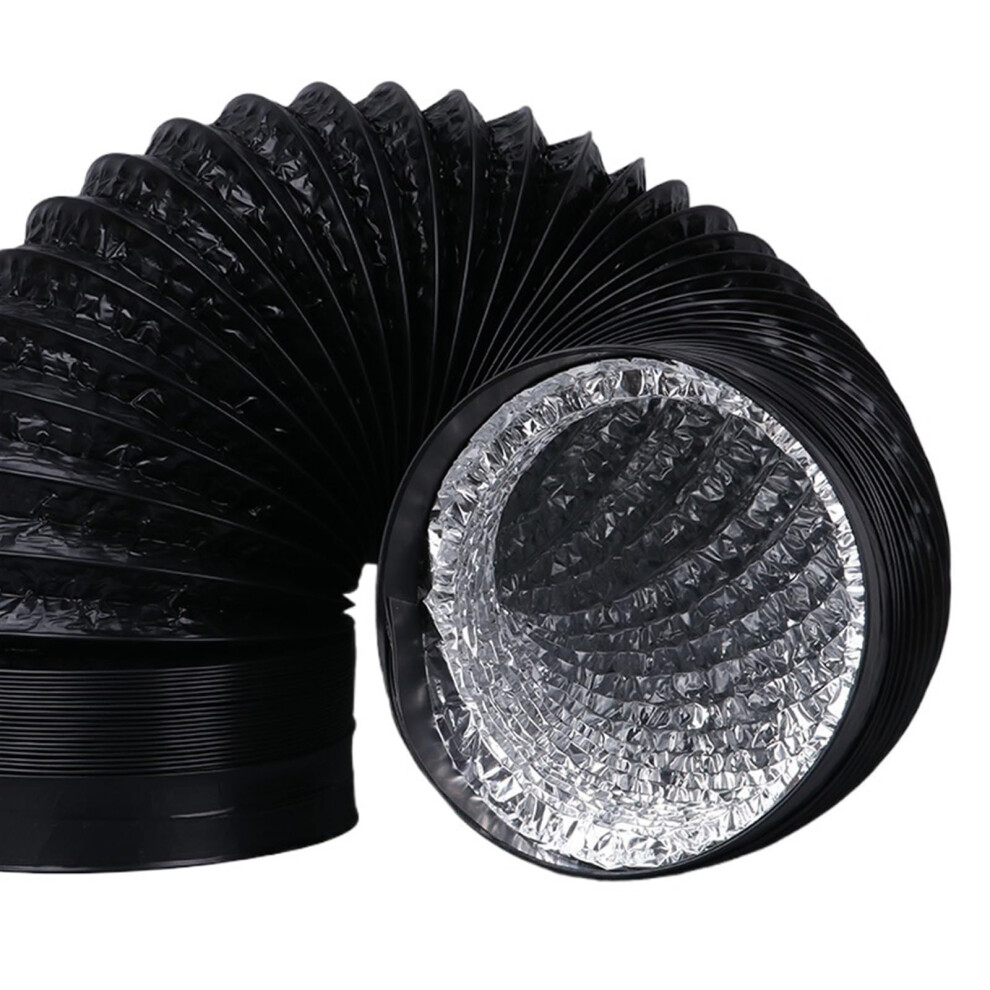 Flexible Pvc Aluminum Foil Composite Ventilation Hose 2M 180Mm, Adjustable Exhaust Duct For Kitchen Fume Extraction 9393856891054