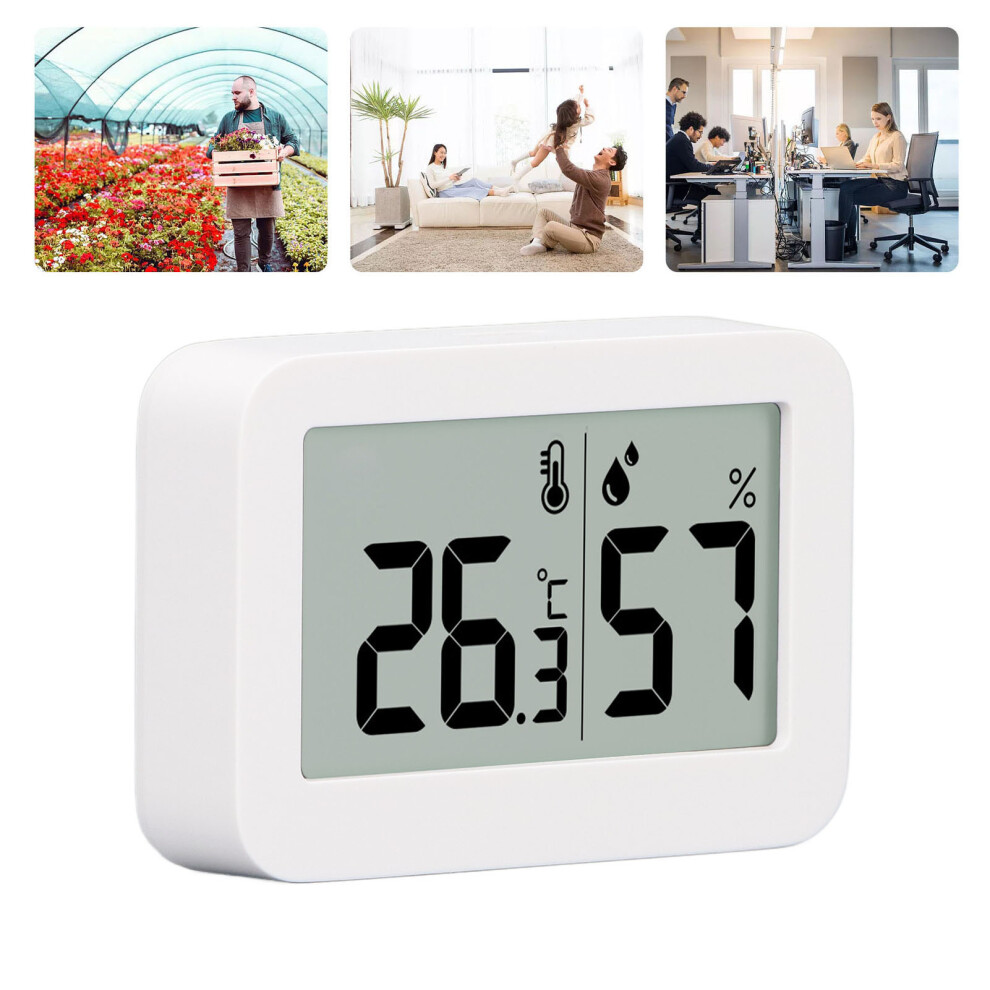 LCD Thermometer Hygrometer -9.9C~60C, Humidity 10-99%