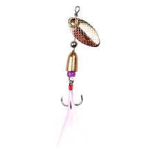 Metal Hard Spinner Fishing Lure, Bass Spinner Swimbait, Metal Body Lure, For Freshwater And Saltwater Tackle