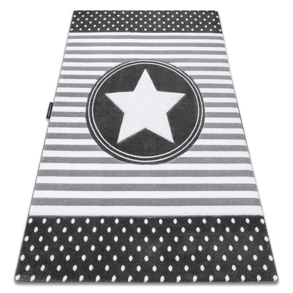 Carpet Petit Star 180X270 Cm Grey Rugsx