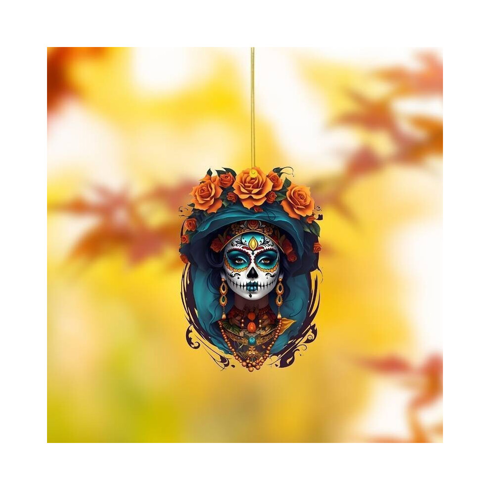 Car Witch Halloween Decor Acrylic Pendant Vintage Style Festive Celebration For-image-OPC-PKP2CHQ-NEW