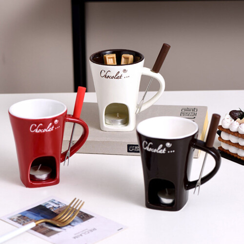(white) Practical Ceramic Mug Set With Accessories For Parties And Holiday 1