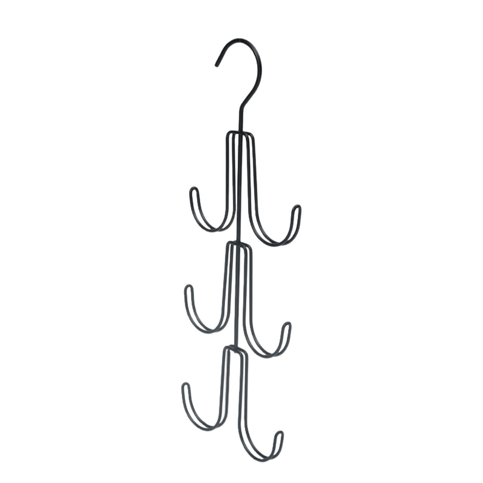 (Black) Closet Hat Hanger For Organizing Hats Ties And Scarves Belts Baseball Black 7610147327156