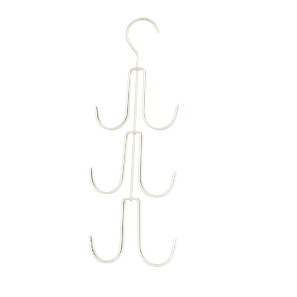 (White) Closet Hat Hanger For Organizing Hats Ties And Scarves Belts Baseball White 7610147327194