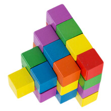 Math Block Cube Color Recognition Playset Toy Preschool Supplies