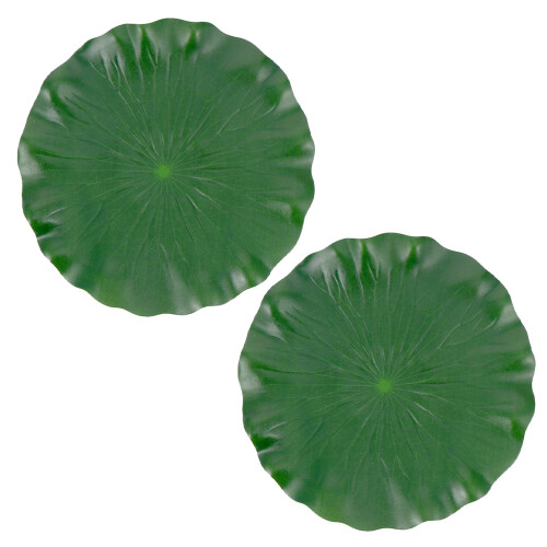 6 Pcs Faux Lotus-Leaf Floating Pond Decor 1