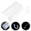5000 Pcs Labels Tags Hook Glue Needle 5.00x1.00x0.10cm White 2