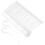 5000 Pcs Labels Tags Hook Glue Needle 5.00x1.00x0.10cm White 7
