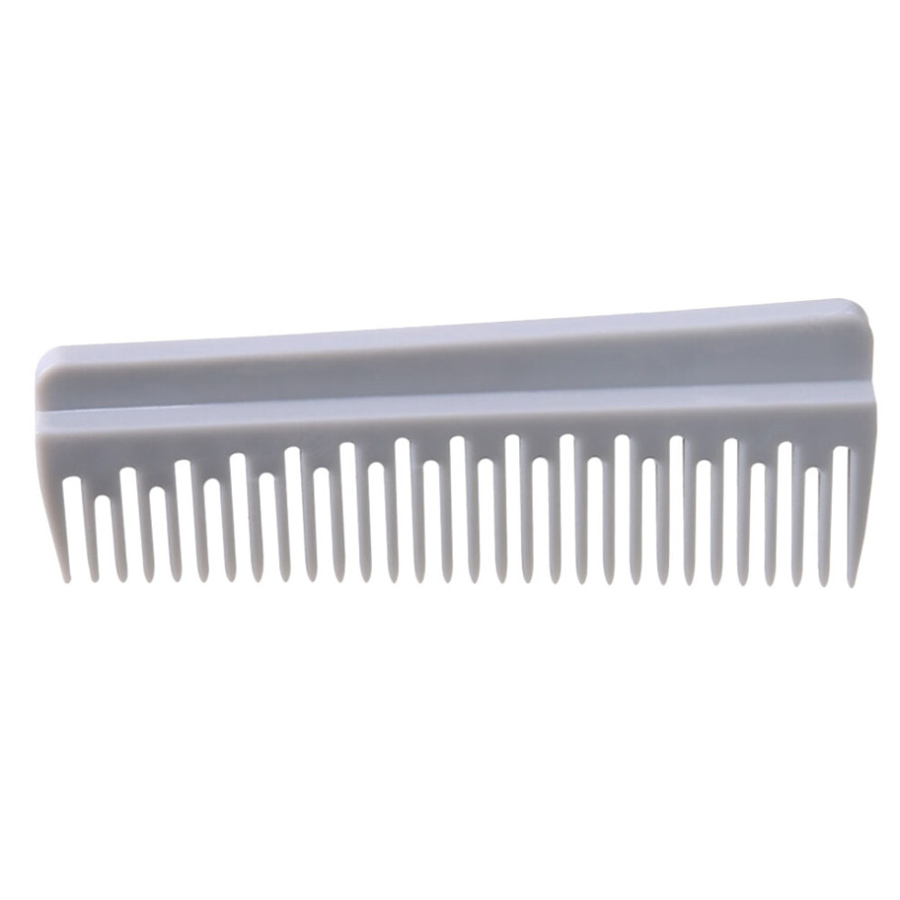 Totority Plastic Hair Comb Hair Cutting Comb Abs Grey 1Set