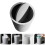Swing Lid Trash Can Round Plastic Grey 1pack For Bedroom 2