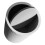 Swing Lid Trash Can Round Plastic Grey 1pack For Bedroom 8