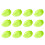 12pcs leaf shape fruit trays green food serving storage plates 5
