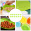 12pcs leaf shape fruit trays green food serving storage plates 8