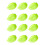 12pcs leaf shape fruit trays green food serving storage plates 1