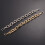2 Pcs 30cm Chain Straps for Handbags Replacement Golden Silver 4