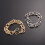 2 Pcs 30cm Chain Straps for Handbags Replacement Golden Silver 8