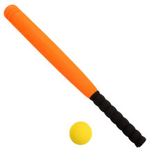 1Set Interactive Foam Baseball Toy Set Orange Backyard Play for Teens