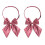 2Pcs Pink Suit Bow Tie Graduation Accessory Comfortable and Durable 1