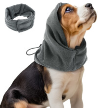 Dog Hats Dog Ear Muffs Winter Dark Grey 1pack