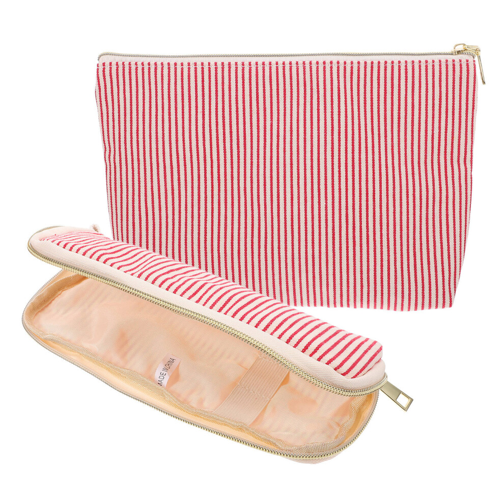 Villcase Makeup Organizer Travel Cosmetic Bag Polyester 2Pcs
