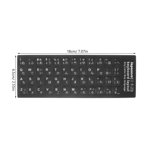 Raindrops 10 Pcs Note Key Japanese Keyboard Stickers 1