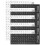 Raindrops 10 Pcs Note Key Japanese Keyboard Stickers 1