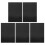 Magnetic Sheets For Crafts With Adhesive Bottom Black Color 5 Sheets 8