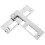 Worgeous  2 Sets Deadbolt Strike Plate Door Lock Accessories 10