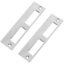 Worgeous 2 Sets Deadbolt Strike Plate Door Lock Accessories