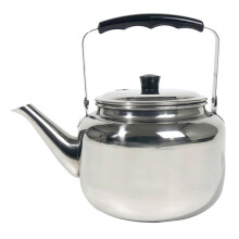 Silver 304 Stainless Steel Whistling Kettle For Home