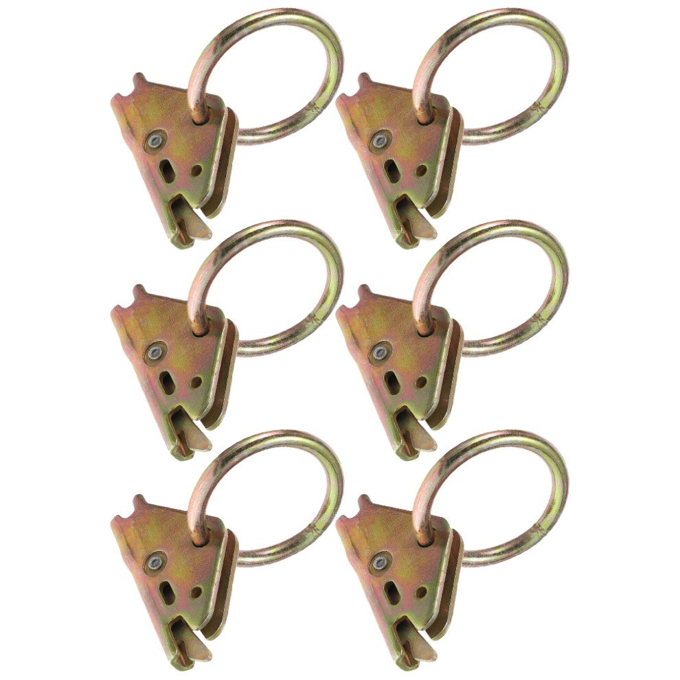 6Pcs Tie Down Anchor Heavy Duty Steel Camper Surface Mount For Trailer 3253498860527