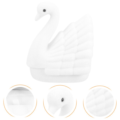 1Sieraden Organizer Wit Zwanenvorm Veelzijdig En Licht 1