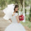 Bow Veil Wedding Multi-Layer White 1set 4